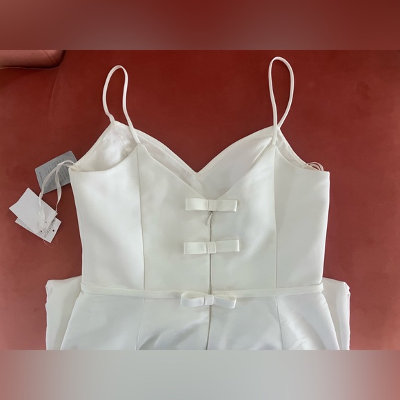 Amsale Faille Midi Column Sheath Dress - LW139 - Picture 16 of 16